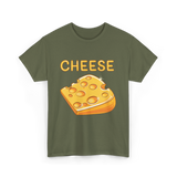 Cheese Cheese Lovers T-Shirt - Military Green