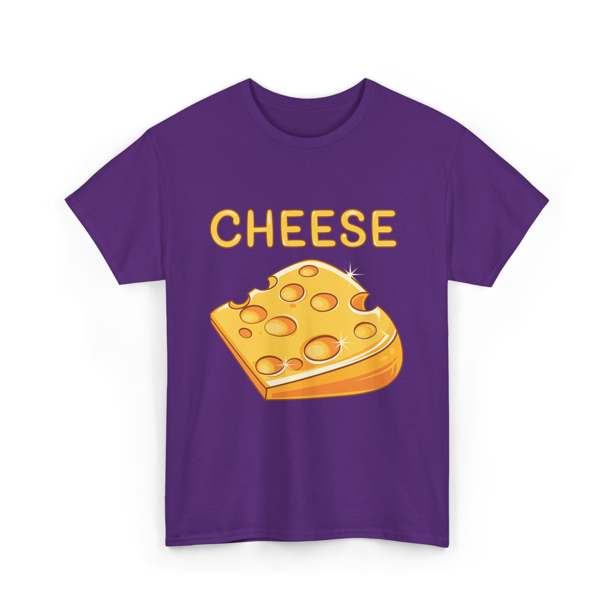 Cheese Cheese Lovers T-Shirt - Purple