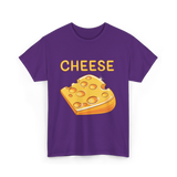 Cheese Cheese Lovers T-Shirt - Purple