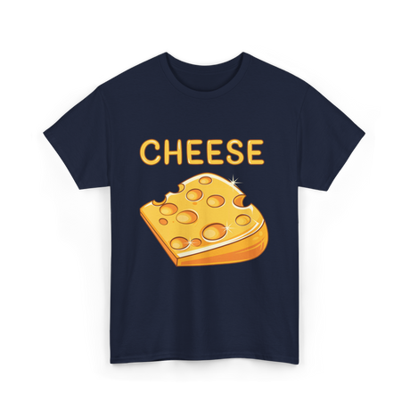 Cheese Cheese Lovers T-Shirt - Navy