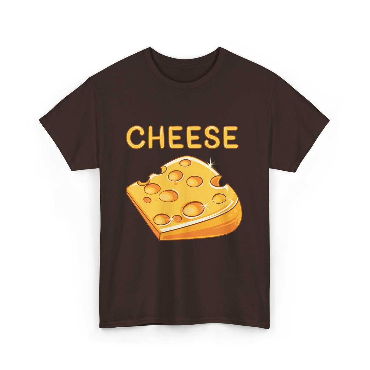 Cheese Cheese Lovers T-Shirt - Dark Chocolate