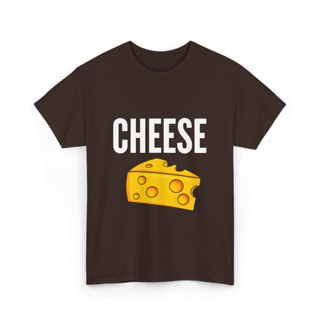 Cheese Cheeseheads Cheese Lovers T-Shirt - Dark Chocolate