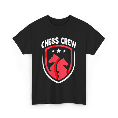 Chess Crew Chess Player Hobby T-Shirt - Black