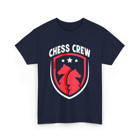 Chess Crew Chess Player Hobby T-Shirt - Navy