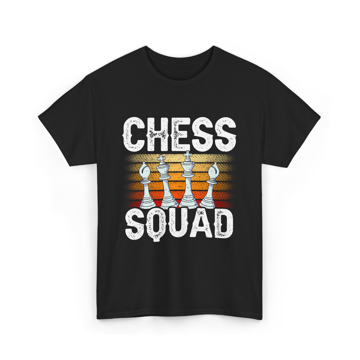 Chess Squad Chess Player T-Shirt - Black