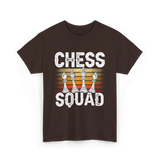 Chess Squad Chess Player T-Shirt - Dark Chocolate