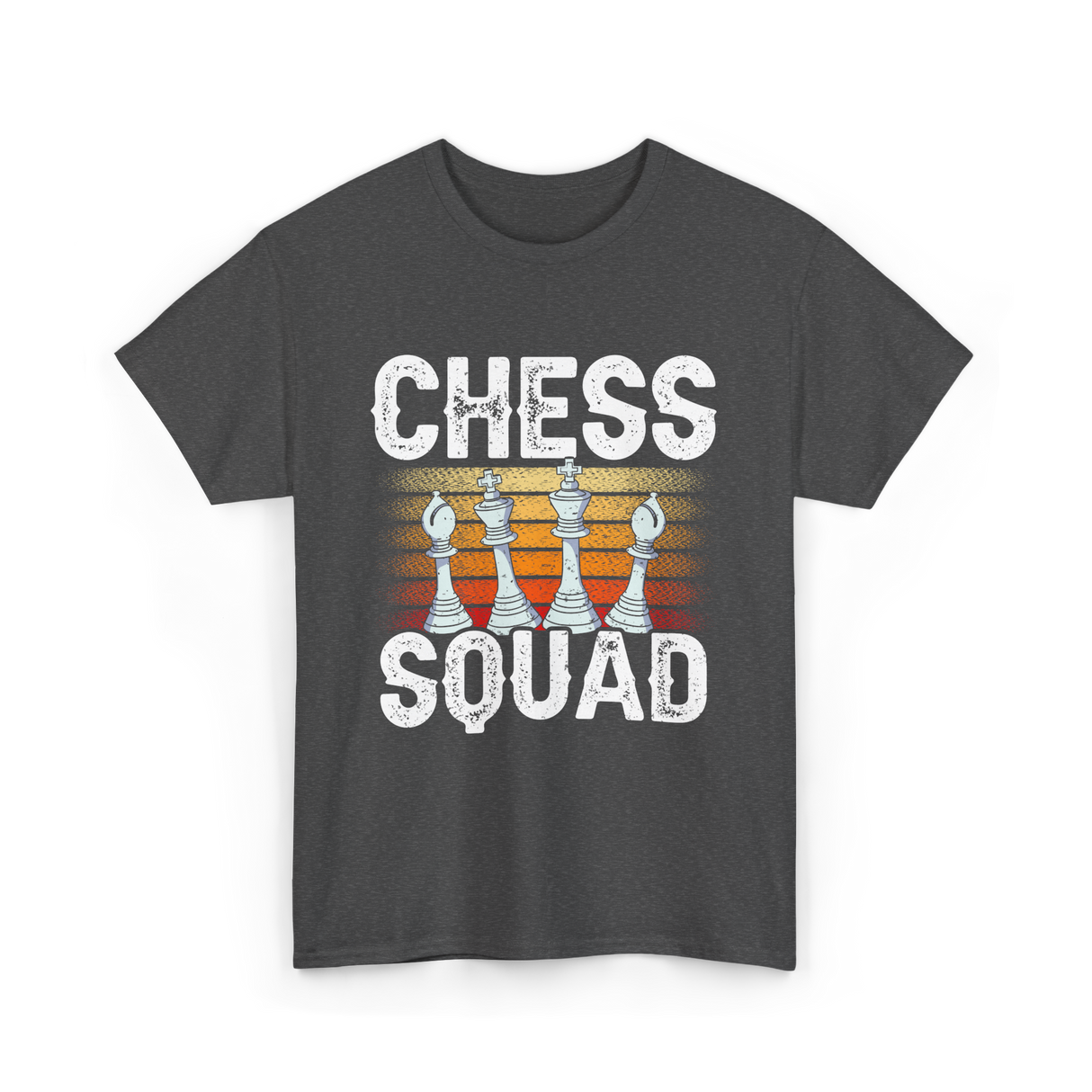 Chess Squad Chess Player T-Shirt - Dark Heather