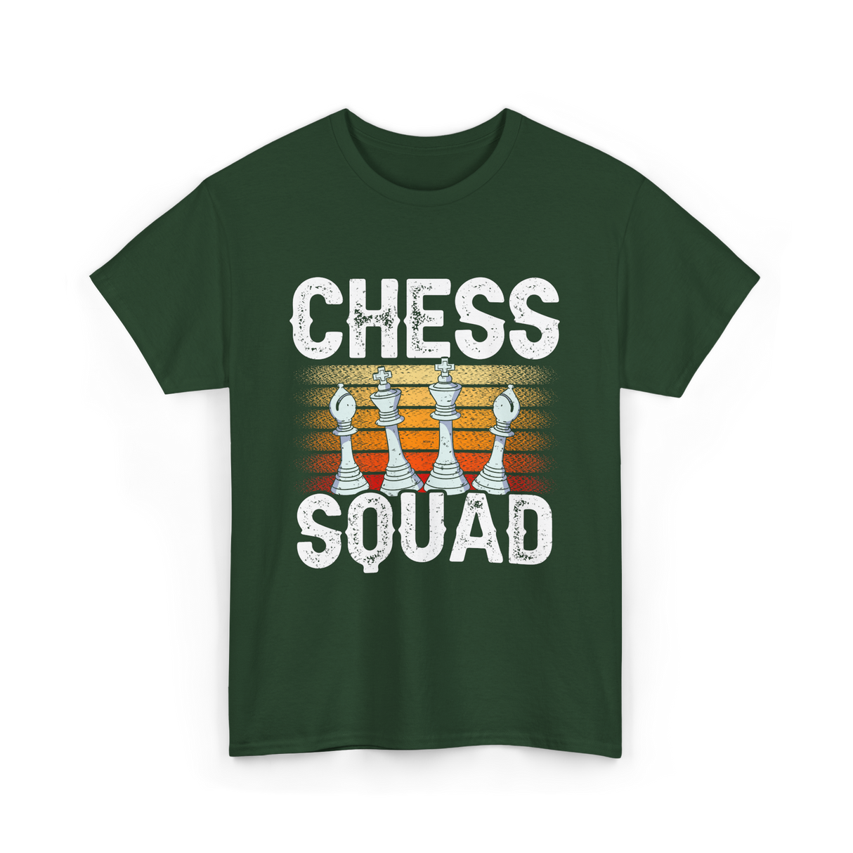 Chess Squad Chess Player T-Shirt - Forest Green