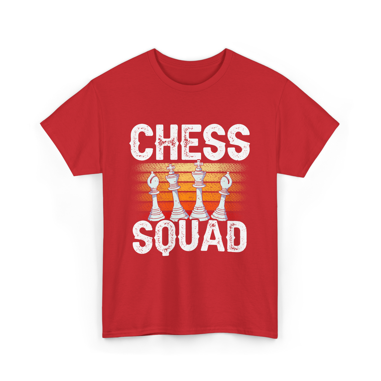 Chess Squad Chess Player T-Shirt - Red