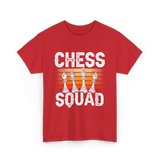 Chess Squad Chess Player T-Shirt - Red