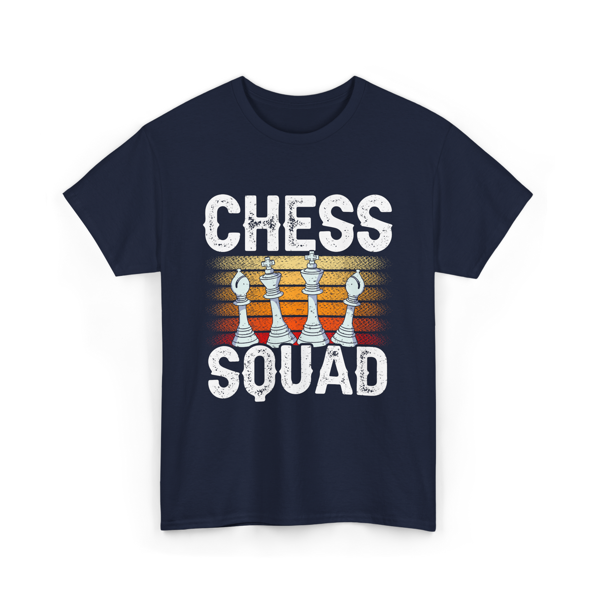 Chess Squad Chess Player T-Shirt - Navy