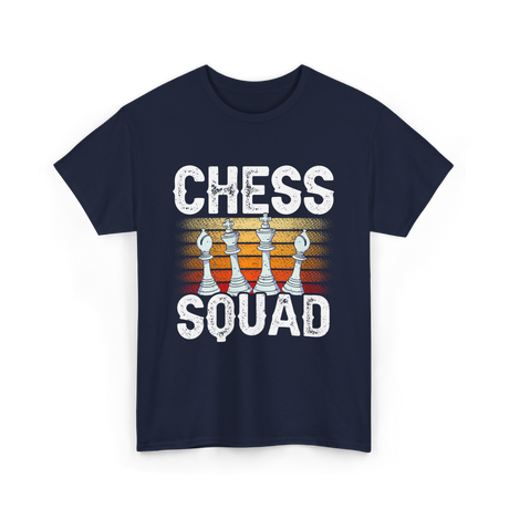 Chess Squad Chess Player T-Shirt - Navy