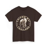 Chiang Mai Thailand Elephant T-Shirt - Dark Chocolate