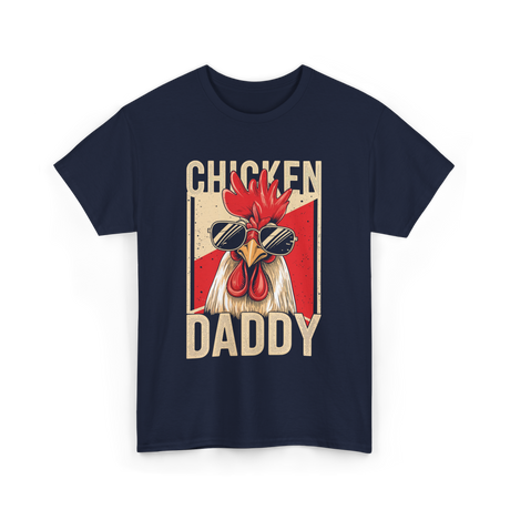 Chicken Daddy Rooster T-Shirt - Navy