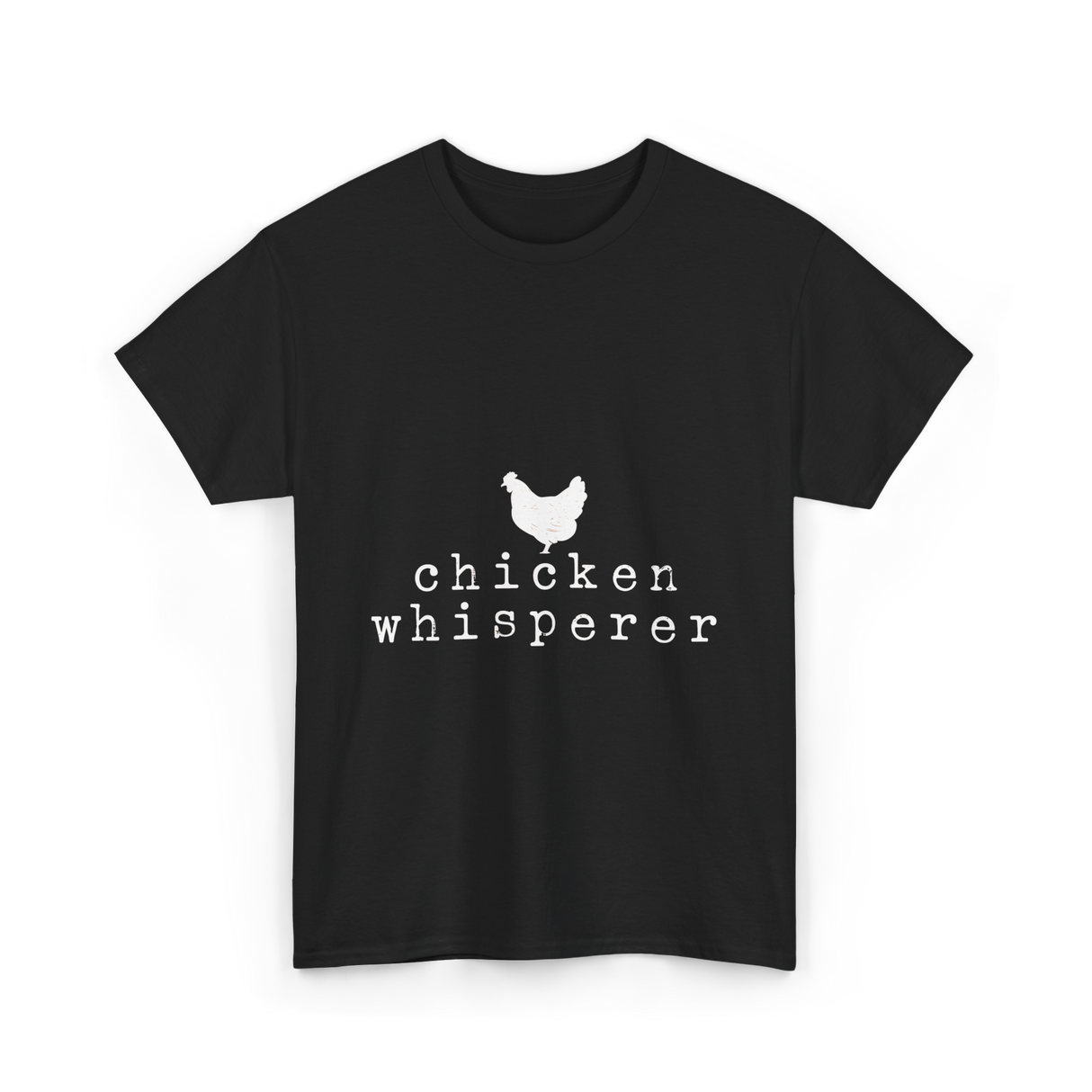 Chicken Whisperer Chicken Farming T-Shirt - Black