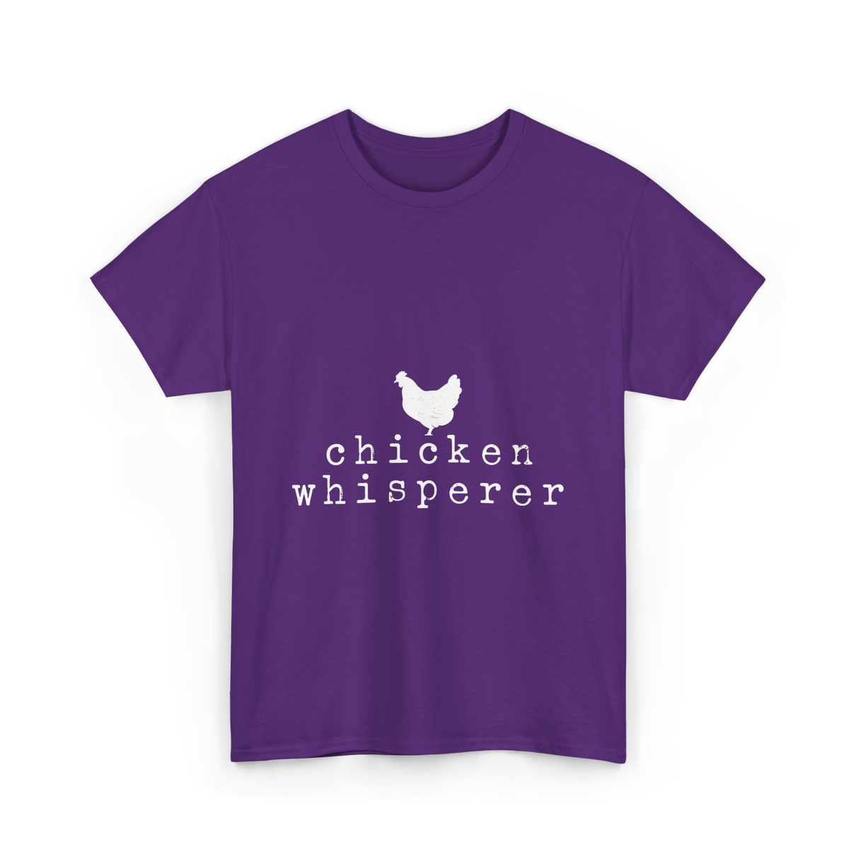 Chicken Whisperer Chicken Farming T-Shirt - Purple