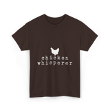 Chicken Whisperer Chicken Farming T-Shirt - Dark Chocolate