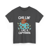 Chillin Like A Capybara T-Shirt - Dark Heather