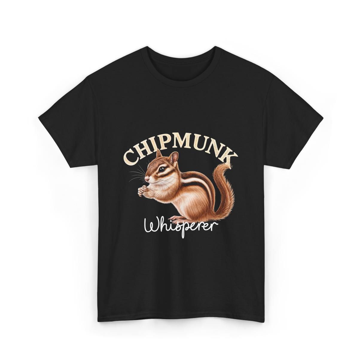 Chipmunk Whisperer Chipmunks T-Shirt - Black