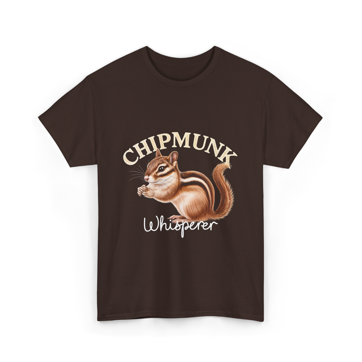 Chipmunk Whisperer Chipmunks T-Shirt - Dark Chocolate