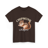 Chipmunk Whisperer Chipmunks T-Shirt - Dark Chocolate