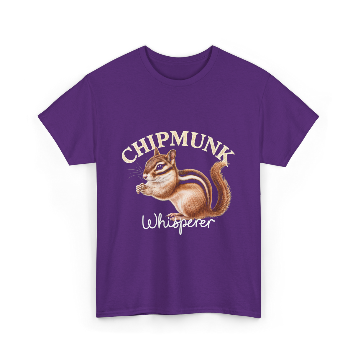 Chipmunk Whisperer Chipmunks T-Shirt - Purple