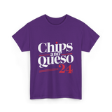 Chips and Queso 24 Campaign T-Shirt - Purple