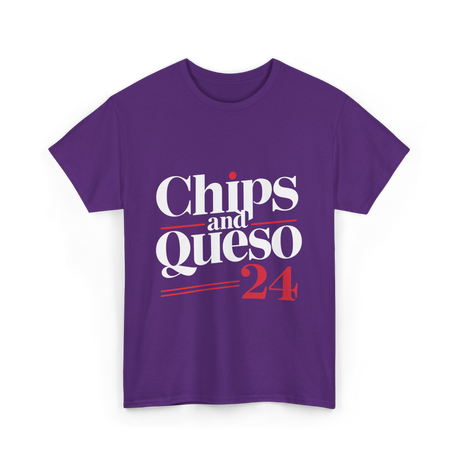 Chips and Queso 24 Campaign T-Shirt - Purple