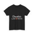 Chocolate Lab Mom Dog Lover T-Shirt - Black