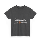 Chocolate Lab Mom Dog Lover T-Shirt - Dark Heather