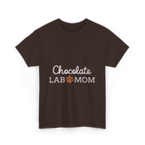 Chocolate Lab Mom Dog Lover T-Shirt - Dark Chocolate