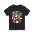 Christmas Squad Holiday Season T-Shirt - Black