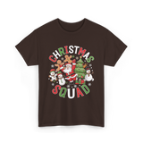 Christmas Squad Holiday Season T-Shirt - Dark Chocolate