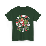 Christmas Squad Holiday Season T-Shirt - Forest Green