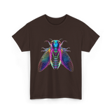 Cicada Insect Entomology Cicada T-Shirt - Dark Chocolate