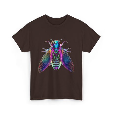 Cicada Insect Entomology Cicada T-Shirt - Dark Chocolate