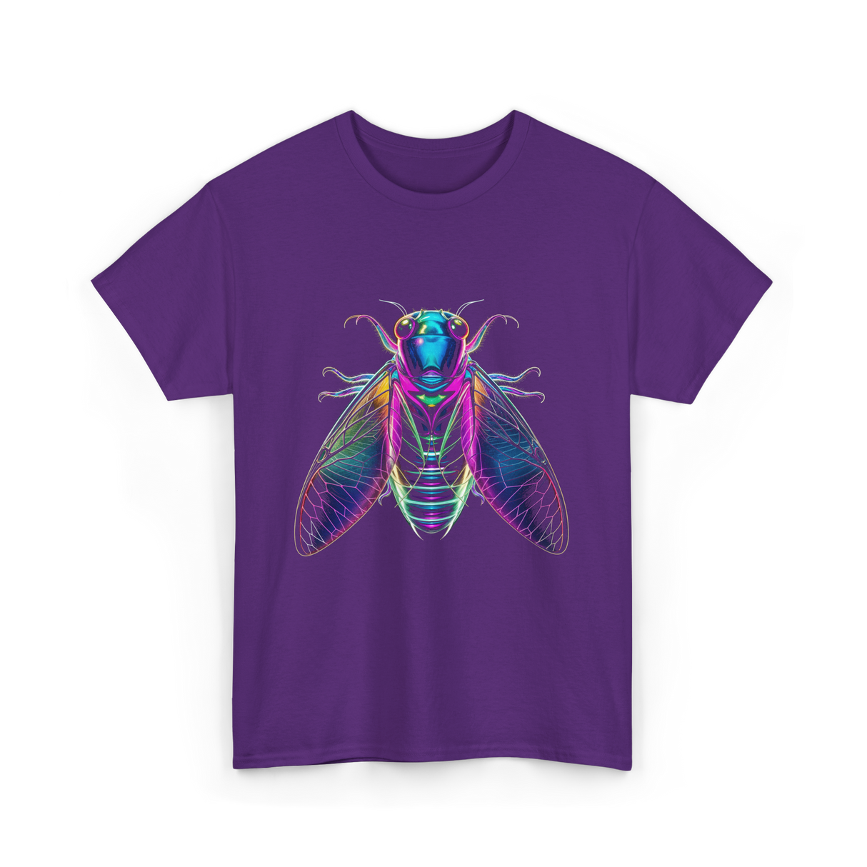 Cicada Insect Entomology Cicada T-Shirt - Purple