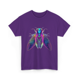 Cicada Insect Entomology Cicada T-Shirt - Purple