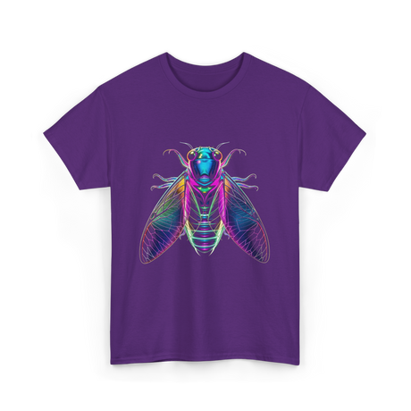 Cicada Insect Entomology Cicada T-Shirt - Purple