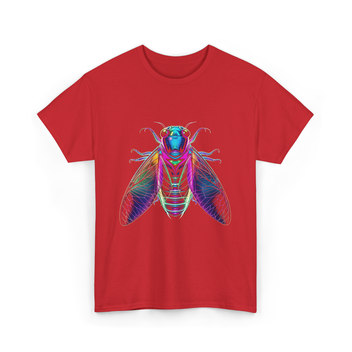 Cicada Insect Entomology Cicada T-Shirt - Red