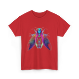 Cicada Insect Entomology Cicada T-Shirt - Red