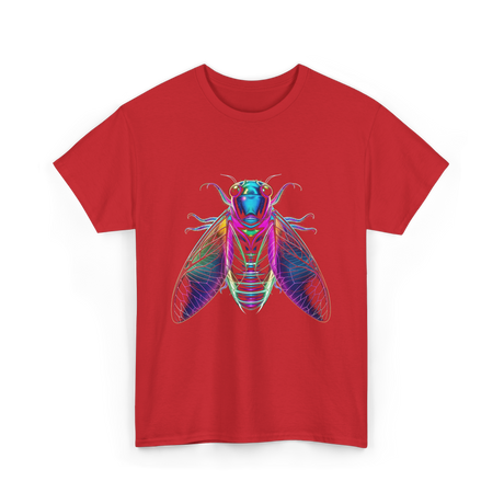 Cicada Insect Entomology Cicada T-Shirt - Red