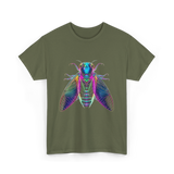 Cicada Insect Entomology Cicada T-Shirt - Military Green