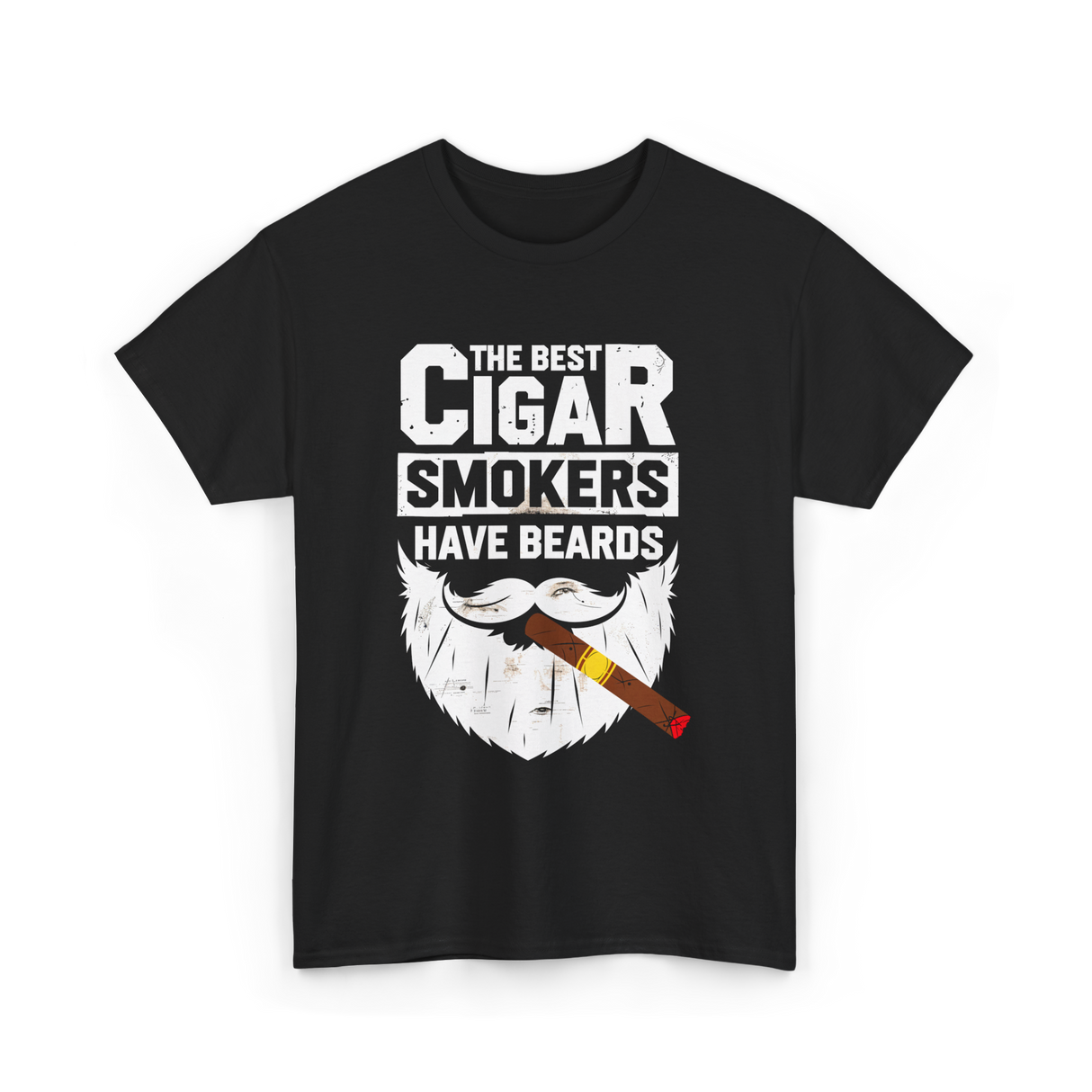 Cigar Smokers Have Beards Cigar T-Shirt - Black