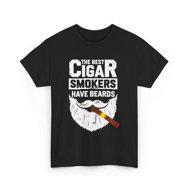 Cigar Smokers Have Beards Cigar T-Shirt - Black