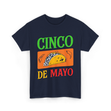 Cinco De Mayo Taco Fiesta T-Shirt - Navy