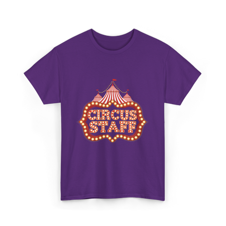 Circus Staff Circus Performer T-Shirt - Purple