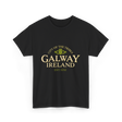 City of the Tribes Galway Ireland T-Shirt - Black