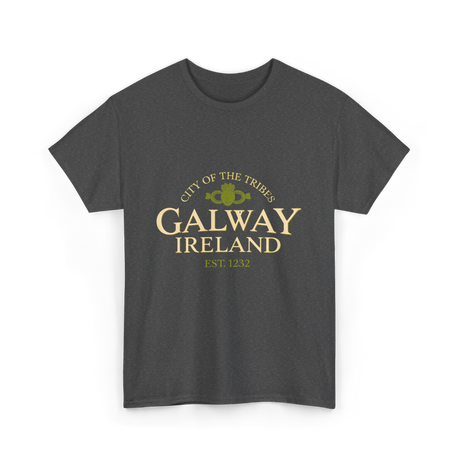 City of the Tribes Galway Ireland T-Shirt - Dark Heather