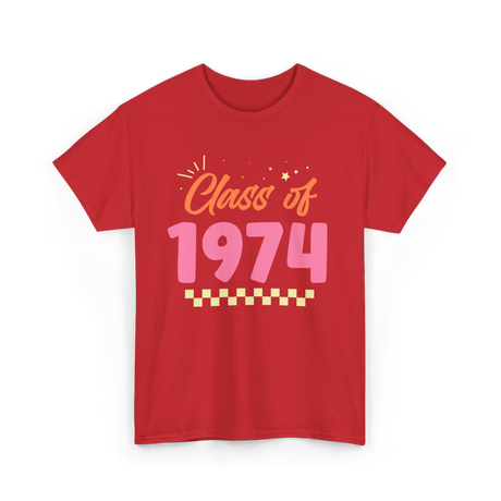 Class of 1974 Reunion 1974 T-Shirt - Red